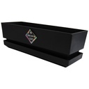 MATERO Y PLATO PP ART REC TEX L30 NEGRO DP