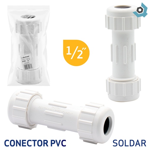 [9470] JUNTA DRESS 1/2" DE PVC GRIVEN