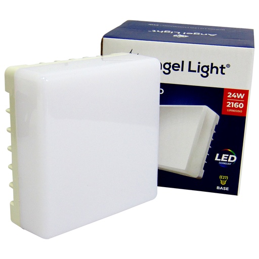 [9482] BOMBILLO LED 24W CUADRADO ROSCA E27 ANGEL LIGHT