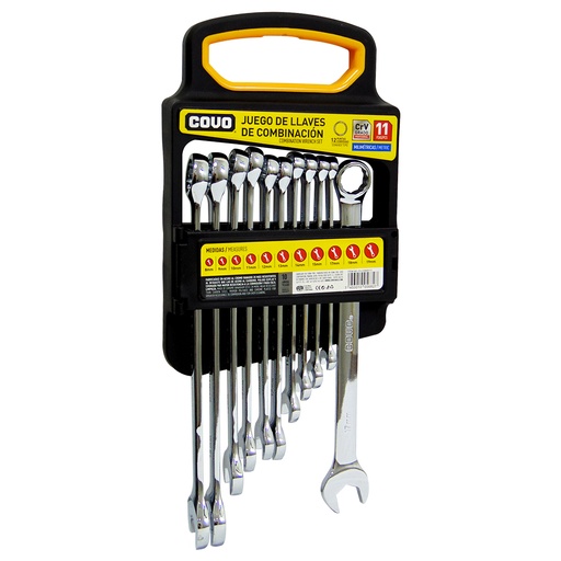 [9484] JUEGO DE LLAVES COMBINADAS 11 PIEZAS COVO