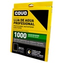 LIJA DE AGUA 9" X 11" GRANO 1000 MICROFINO COVO