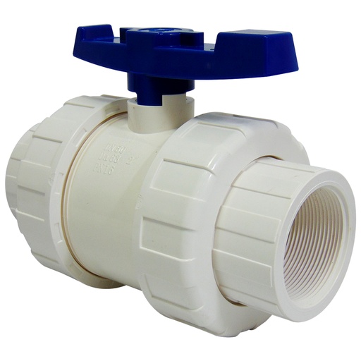 [9490] VALVULA 2" DE PVC CON ROSCA GRIVEN