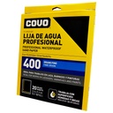 LIJA DE AGUA 9" X 11" GRANO 400 FINO COVO