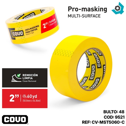 [9521] TIRRO PARA ENMASCARAR 2" PARA PINTAR COVO