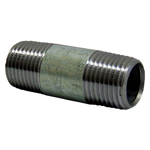 [9531] NIPLE 1/2" X 2" DE ACERO GALVANIZADO GRIVEN