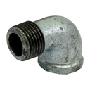 CODO 90GR 1/2" DE ACERO GALVANIZADO MR GRIVEN