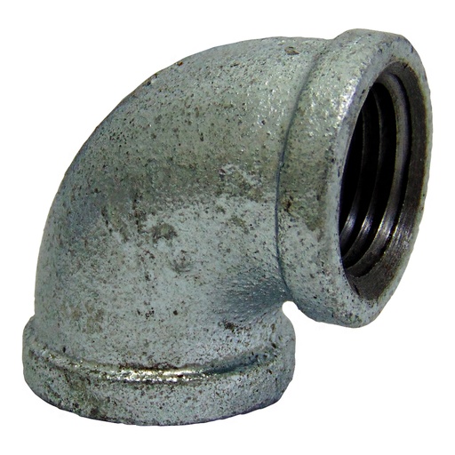 [9539] CODO 90GR 1/2" DE ACERO GALVANIZADO HR GRIVEN