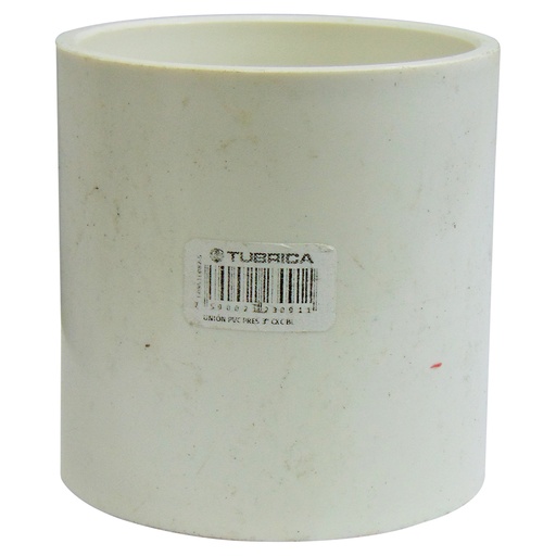 [9574] UNION PVC PRES 3" CXC BLANCO TUBRICA