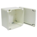CAJA DE PASO 15 X 15 X 10CM DE PVC BLANCA INDUMA