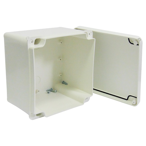 [9588] CAJA DE PASO 15 X 15 X 10CM DE PVC BLANCA INDUMA