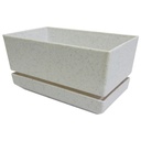 MATERO Y PLATO PP ART REC TEX L18 GRANITO DP