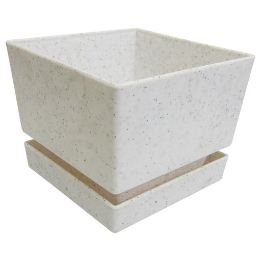 [9627] MATERO Y PLATO PP ART CUAD TEX L12 GRANITO DP