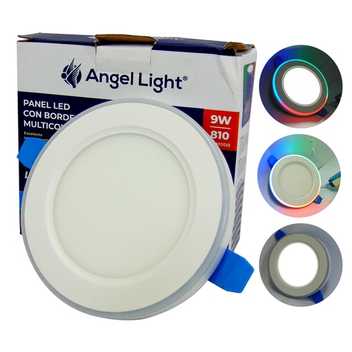 [9644] LAMPARA LED PARA EMPOTRAR REDONDA 9W MULTICOLOR ANGEL LIGHT