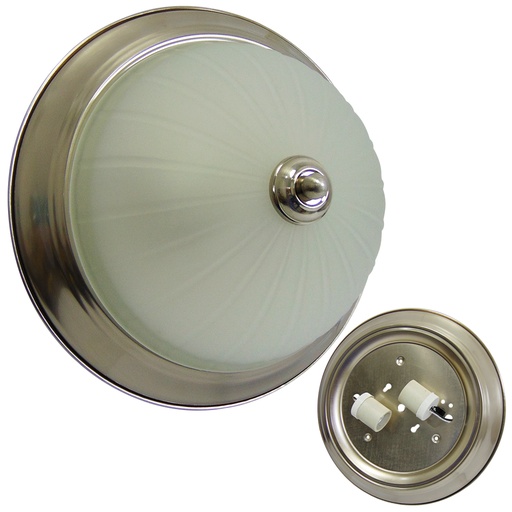 [9667] LAMPARA LED SUPERFICIAL DECORATIVA PLATAEADA ANGEL LIGHT