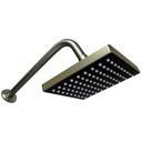 REGADERA PARA BANO 6" CUADRADA SATINADO GRIVEN