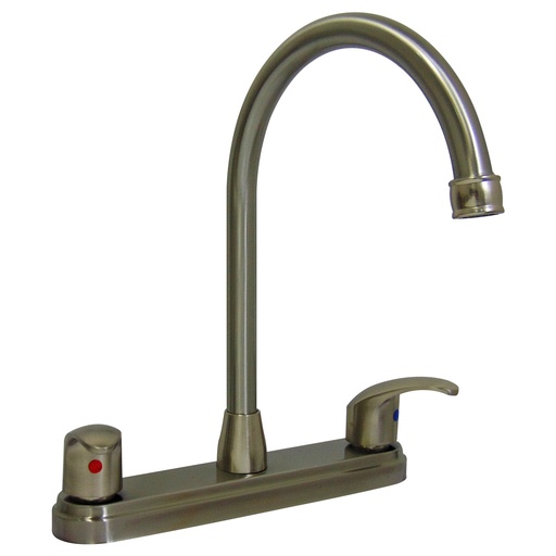 [9683] GRIFERIA PARA FREGADERO 8" CUELLO ALTO GRIVEN