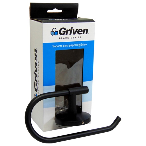 [9701] SOPORTE DE PAPEL HIGIENICO GRIVEN BLACK