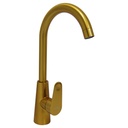 GRIFERIA PARA FREGADERO INDIVIDUAL CUELLO ALTO GRIVEN DORADO