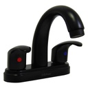 GRIFERIA PARA LAVAMANOS 4" CUELLO CURVO GRIVEN BLACK