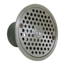 DESAGUE DE PISO 4" REDONDO ALUMINIO GRIVEN
