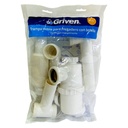 SIFON PARA FREGADERO 1 1/2" DOBLE CON BOTELLA GRIVEN