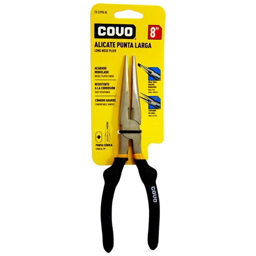 [9771] PINZA 8" PUNTA LARGA COVO