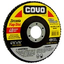 DISCO ABRASIVO 4 1/2" GRANO 40 PARA PULIR COVO