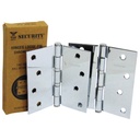 BISAGRA NUDO 4" X 4" CROMADA SECURITY