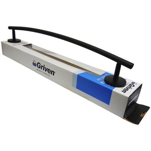 [9831] TOALLERO DE BARRA NEGRO MATE GRIVEN BLACK