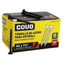 TORNILLO DRYWALL #6 X 1 5/8" ROSCA GRUESA 100PZA COVO