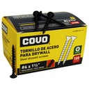 TORNILLO DRYWALL #6 X 1 1/2" ROSCA GRUESA 100PZA COVO