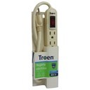 REGLETA ELECTRICA 6 TOMAS CON TIERRA TROEN