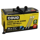 TORNILLO DRYWALL #6 X 1 1/4" ROSCA FINA 100PZA COVO