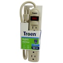 REGLETA ELECTRICA 5 TOMAS CON TIERRA TROEN