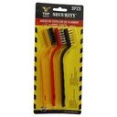 JUEGO DE CEPILLOS DE ALAMBRE 16.5CM 3 PIEZAS SECURITY