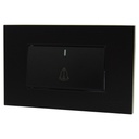 TIMBRE PARA PUERTAS NEGRO TROEN