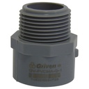 ADAPTADOR PVC 1" MACHO GRIS GRIVEN