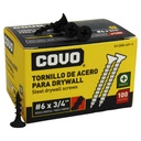 TORNILLO DRYWALL #6 X 3/4" ROSCA GRUESA 100PZA  COVO