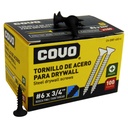 TORNILLO DRYWALL #6 X 3/4" ROSCA FINA 100PZA COVO