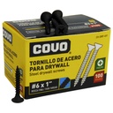 TORNILLO DRYWALL #6 X 1" ROSCA FINA 100PZA COVO