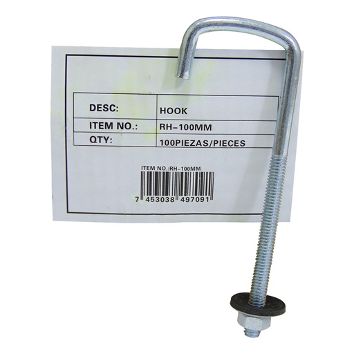 [9913] GANCHO PARA TECHO 2" X 1" SECURITY