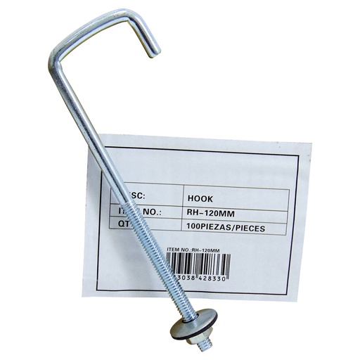 [9914] GANCHO PARA TECHO 3" X 1" SECURITY