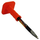 CINCEL 10" CON MANGO DE GOMA SECURITY