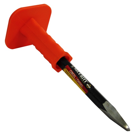 [9925] CINCEL 10" CON MANGO DE GOMA SECURITY