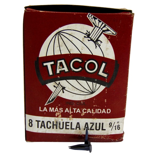 [9946] TACHUELA AZUL TACOL 8 9/16" 450GR MEJIA