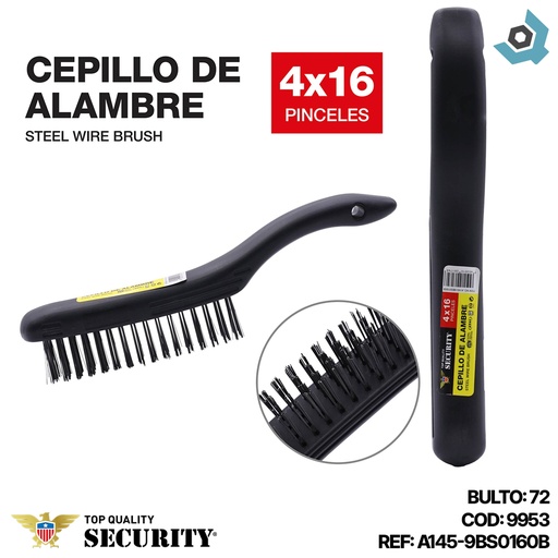[9953] CEPILLO DE ALAMBRE SECURITY