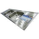 FREGADERO DOBLE 150X50CM ACERO INOXIDABLE GRIVEN