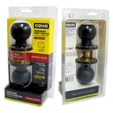 CERRADURA DE POMO PARA DORMITORIO NEGRO MATE COVO
