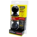 CERRADURA DE POMO PARA DORMITORIO NEGRO MATE COVO