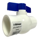 VALVULA 1 1/2" DE PVC SIN ROSCA GRIVEN